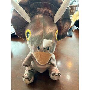 Kohls Cares Jurassic World Triceratops Plush Brown 12" Dinosaur Toy